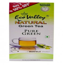 Eco Valley Natural Green Tea Pure Green  Box  50 pcs